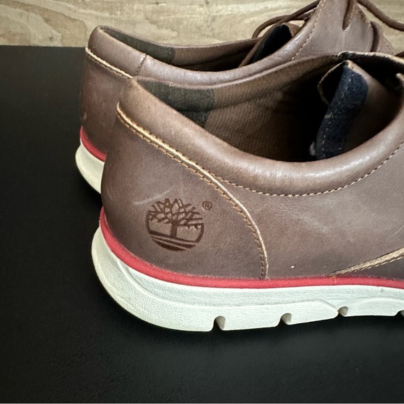 Timberland Bradstreet Brown Plain Toe Casual Lace Up Oxfords Men's US Size 11 - Picture 5 of 11